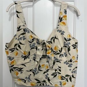 Floral Print Women's Top